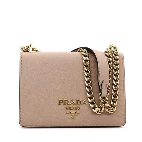 prada pattina saffiano cuir|PRADA Saffiano Cuir Twist Lock Chain Flap Crossbody Bag.